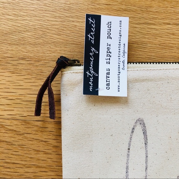 ❤️ Montgomery Street Canvas Zipper Pouch - Picture 3 of 4